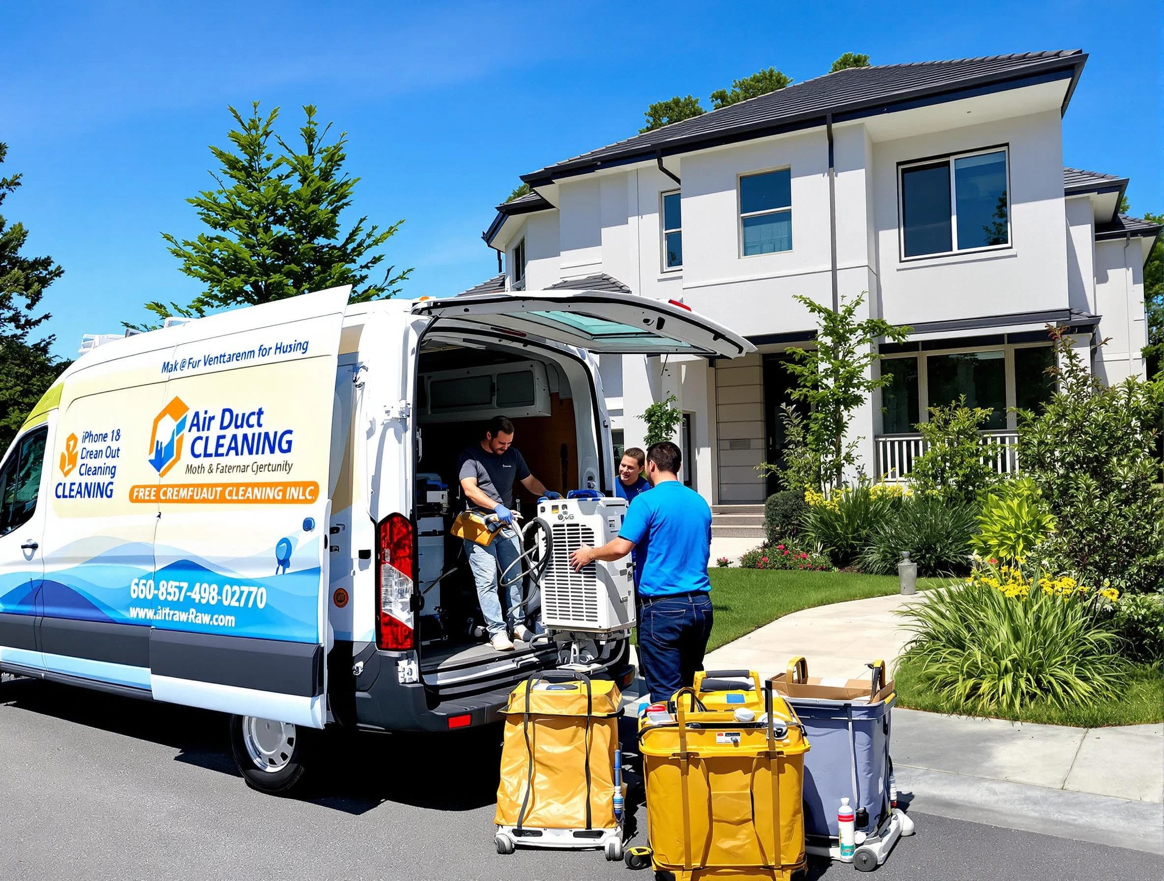Lynn Air Duct Cleaning technician performing professional air duct cleaning in Lynn