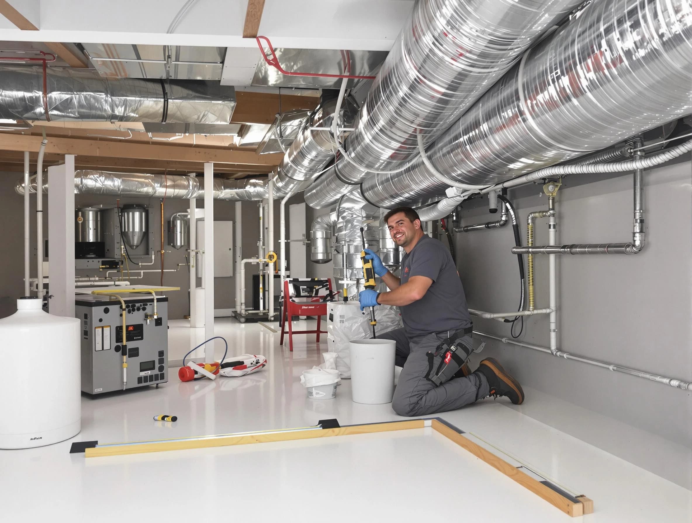 Professional duct sealing service by Lynn Air Duct Cleaning in Lynn