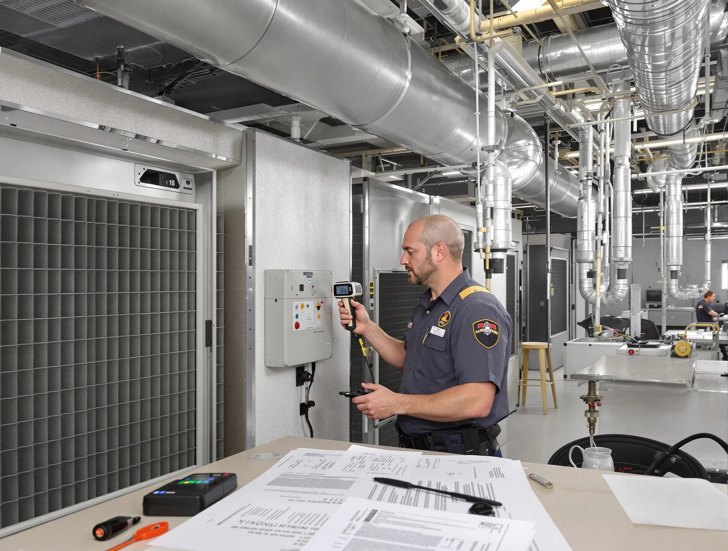 Professional filter system inspection by Lynn Air Duct Cleaning in Lynn