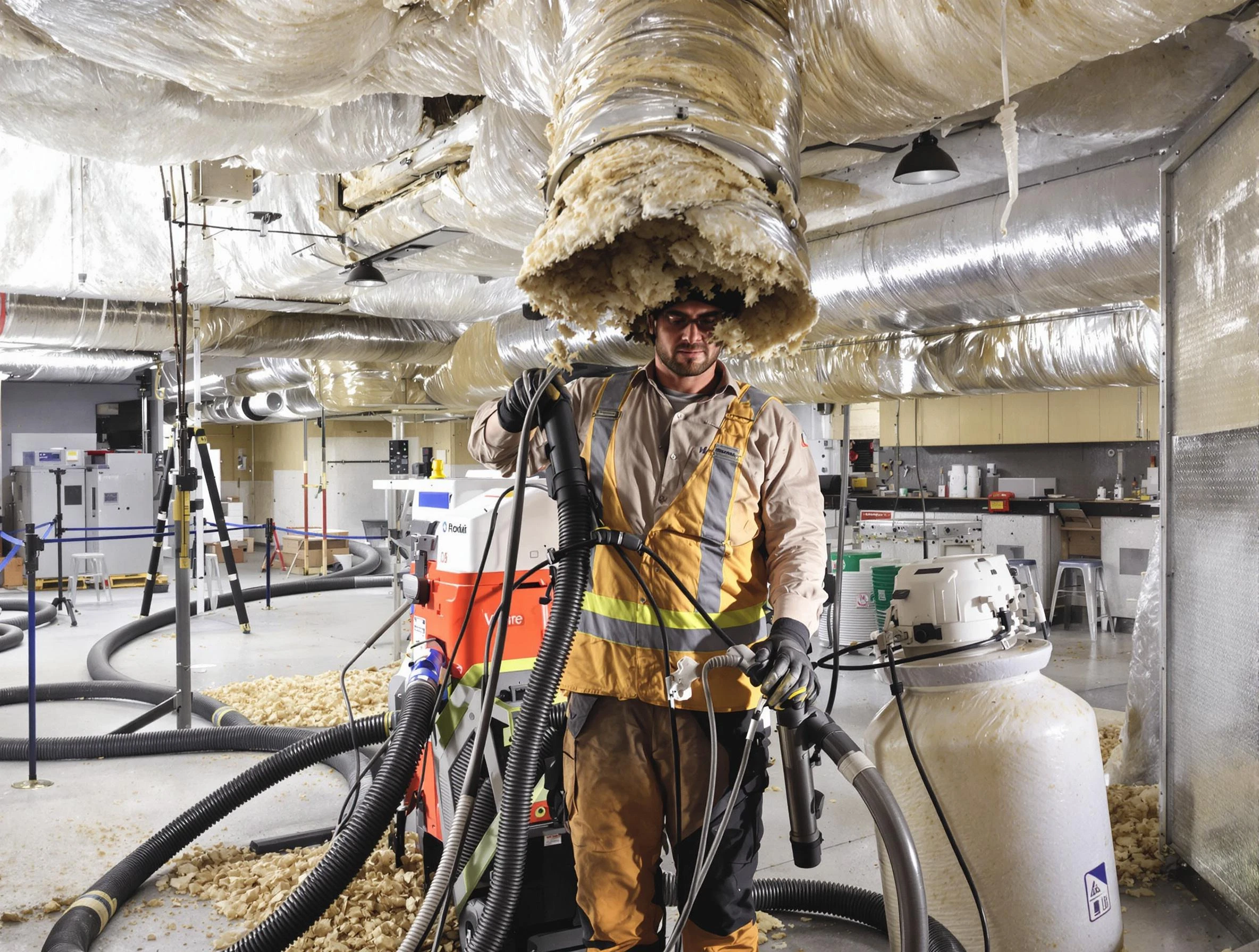 Professional vacuum insulation removal by Lynn Air Duct Cleaning expert in Lynn